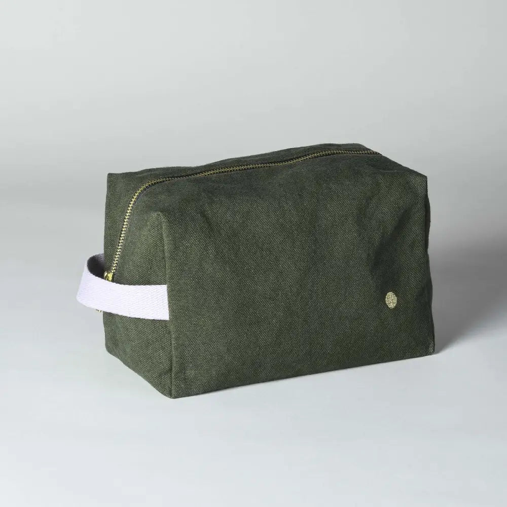 Kale Organic Cotton Toiletries Bag
