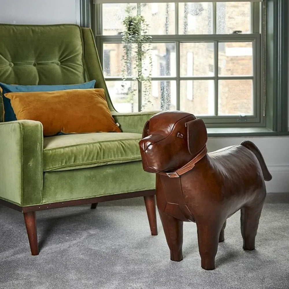 Leather Animal | Large Labrador