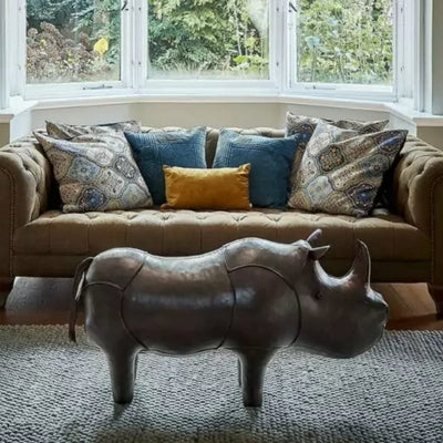 Leather Animal | Large Rhino