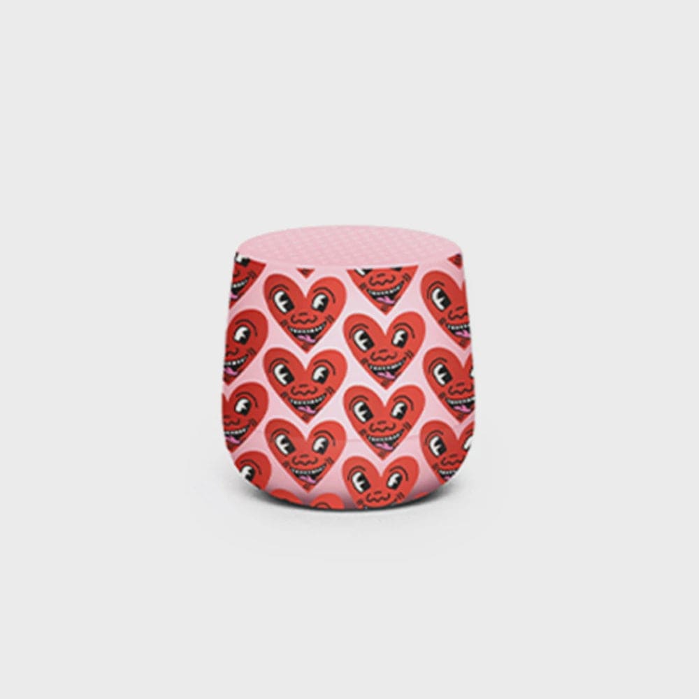 Lexon Mino + Speaker | Keith Haring | Heart Pink