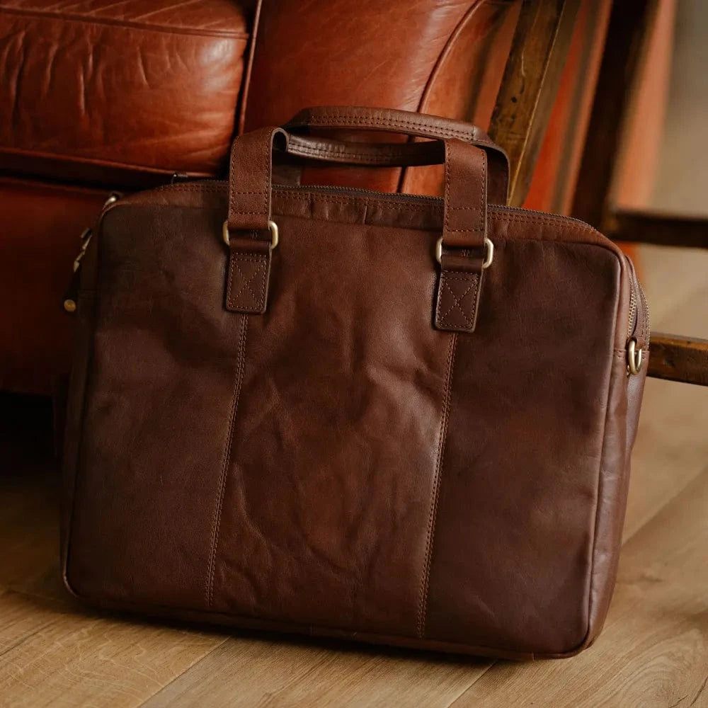 Liam | Leather Briefcase
