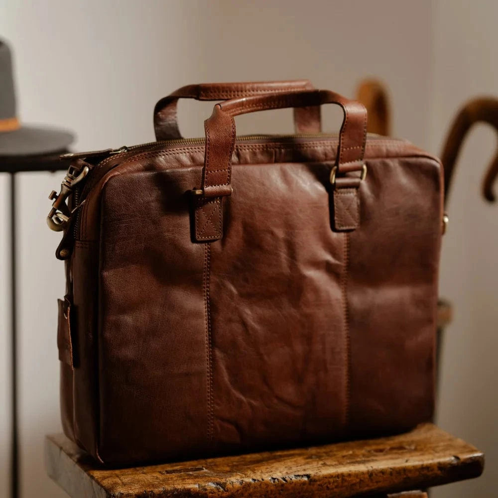 Liam | Leather Briefcase