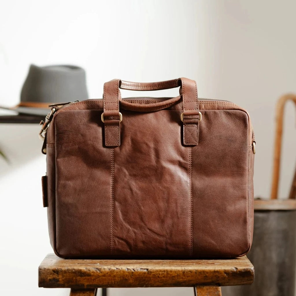 Liam | Leather Briefcase