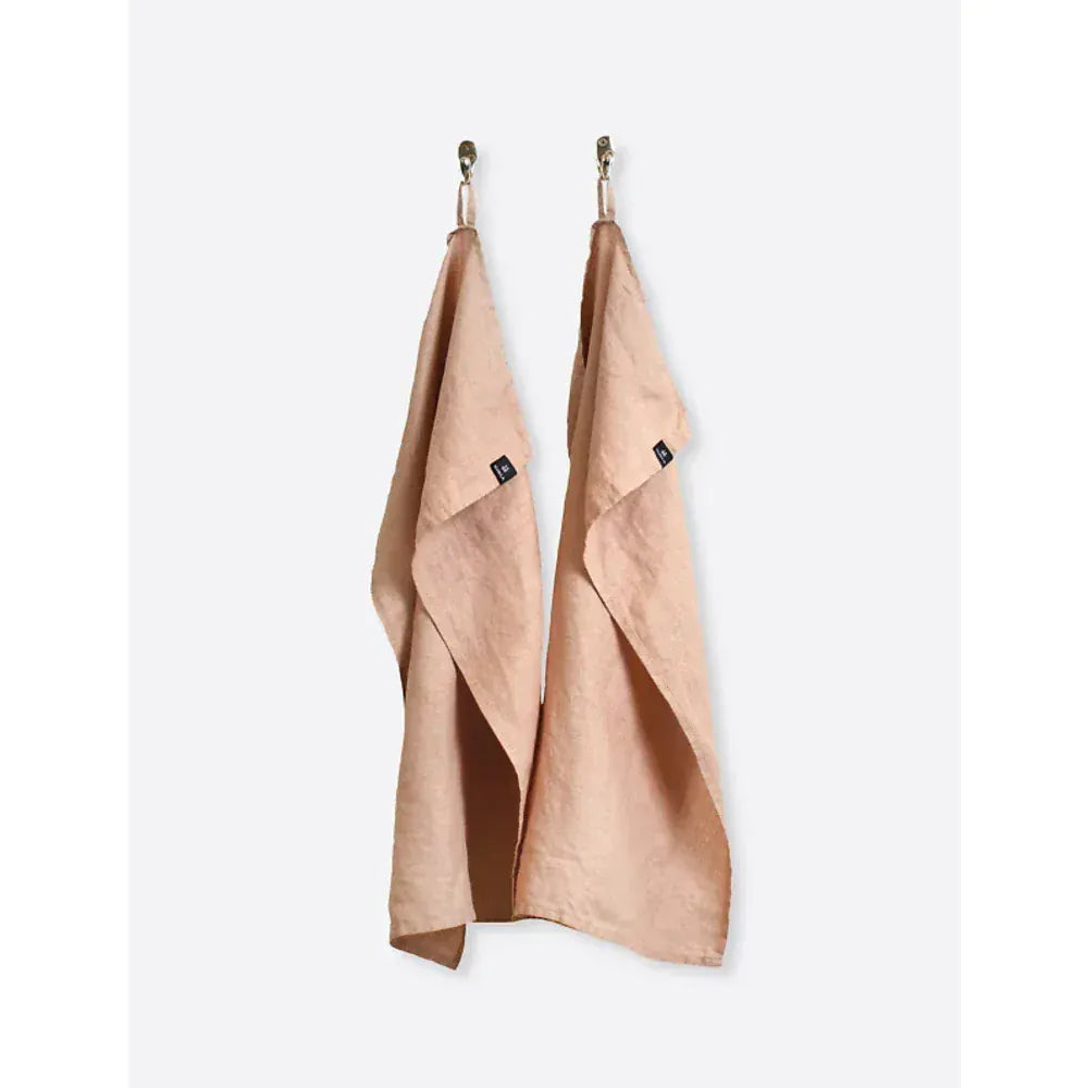 Linen Tea Towel | Nude | 2 pack