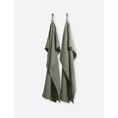Linen Tea Towel | Sage | 2 pack