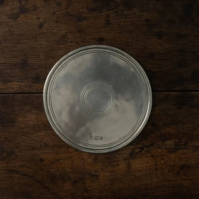 Medium Italian Pewter Coaster
