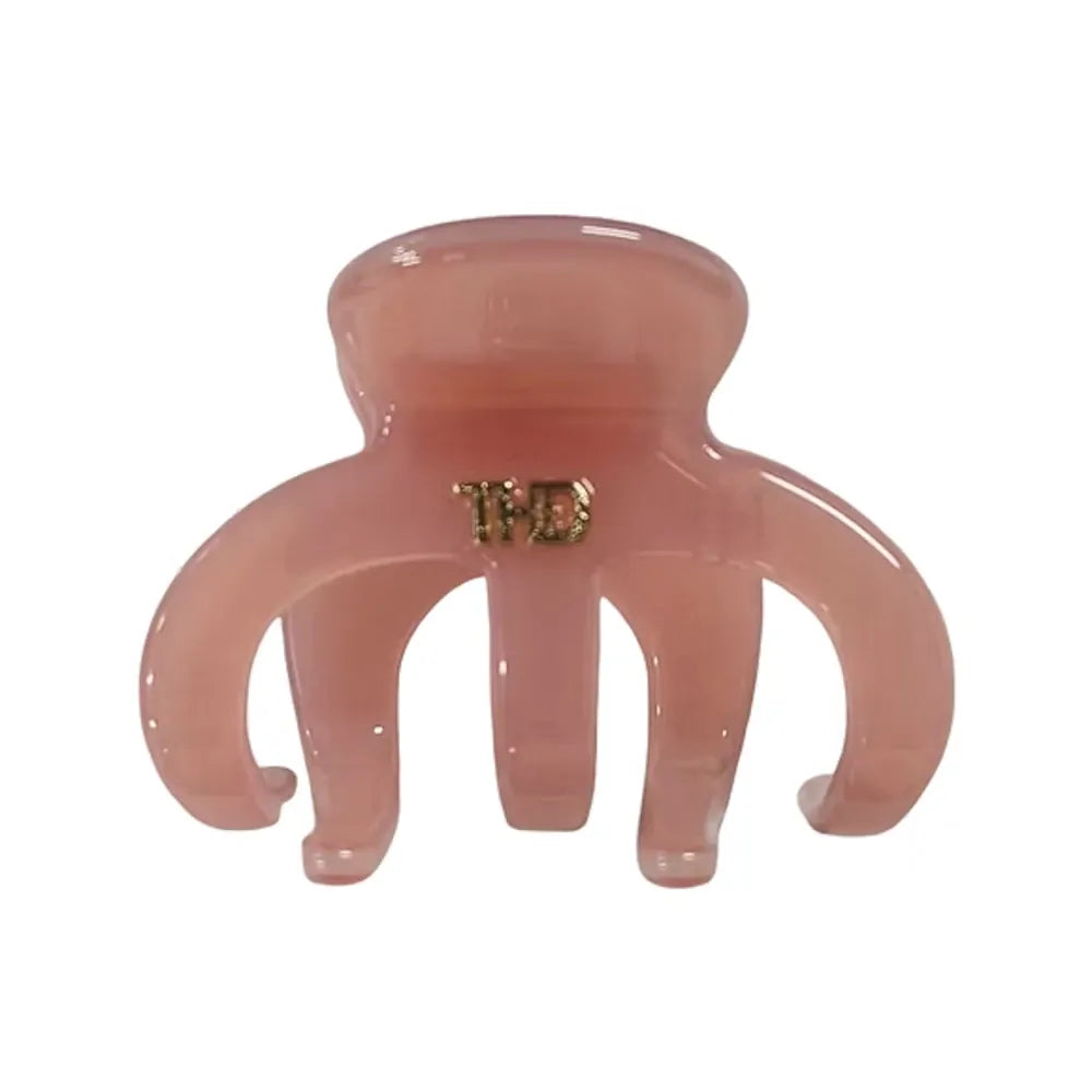 Medium Octopus Hair Claw | Crystal Rose