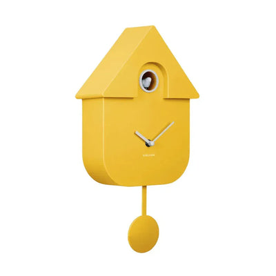 Modern Cuckoo Clock | Bright Yellow