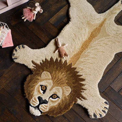 Moody Lion Rug | Small