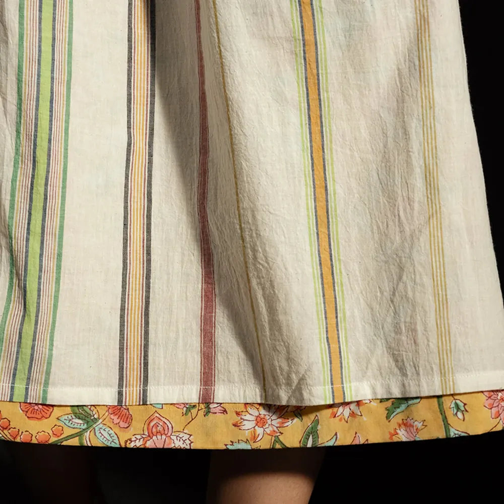 Neela Reversible Skirt | Ecru