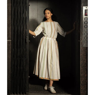 Neela Reversible Skirt | Ecru