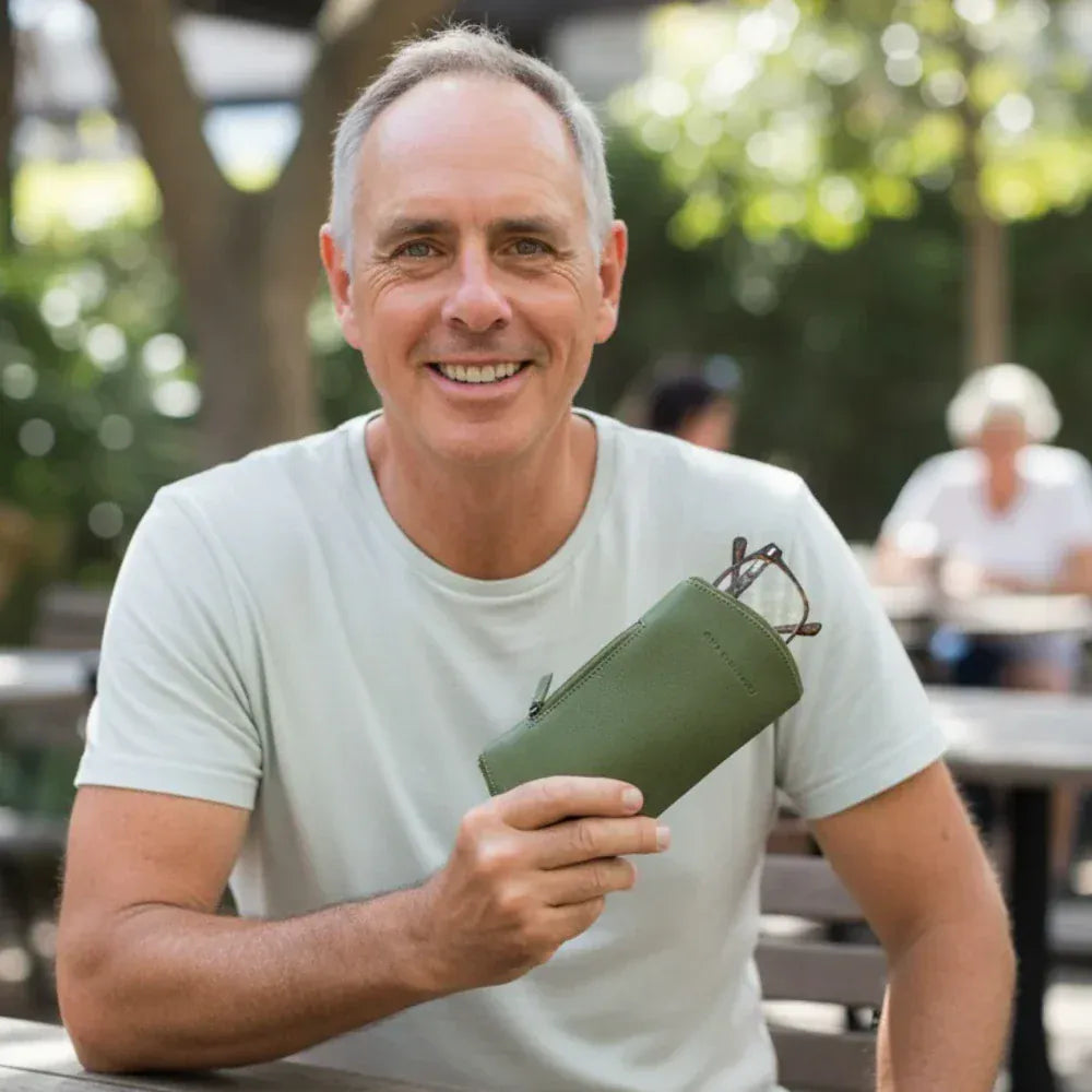 Pistachio Cosgrove & Co Glasses Case