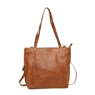 Prahran Leather Tote Bag | Tobacco