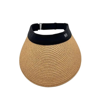 Premium Paper Straw Visor | Golden Straw