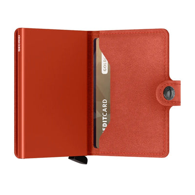 Secrid Leather Mini Wallet | Orange