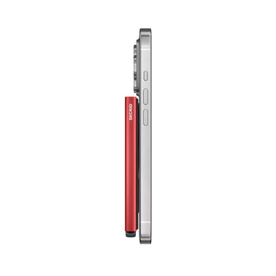 Secrid Premium Card Protector+ Fluted for Magsafe | Red
