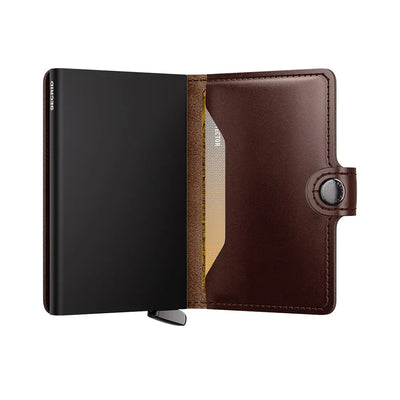 Secrid Premium+ Mini Wallet | Dusk Dark Brown