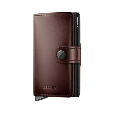 Secrid Premium+ Mini Wallet | Dusk Dark Brown