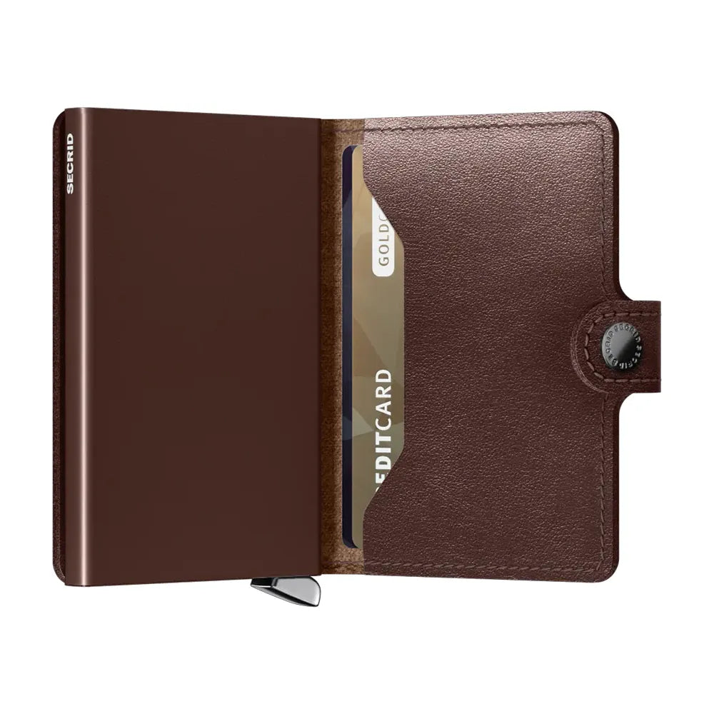 Secrid Premium+ Mini Wallet | Dusk Dark Brown
