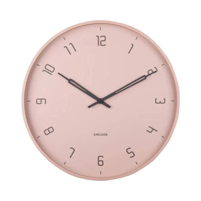 Stark Wall Clock | Faded Pink