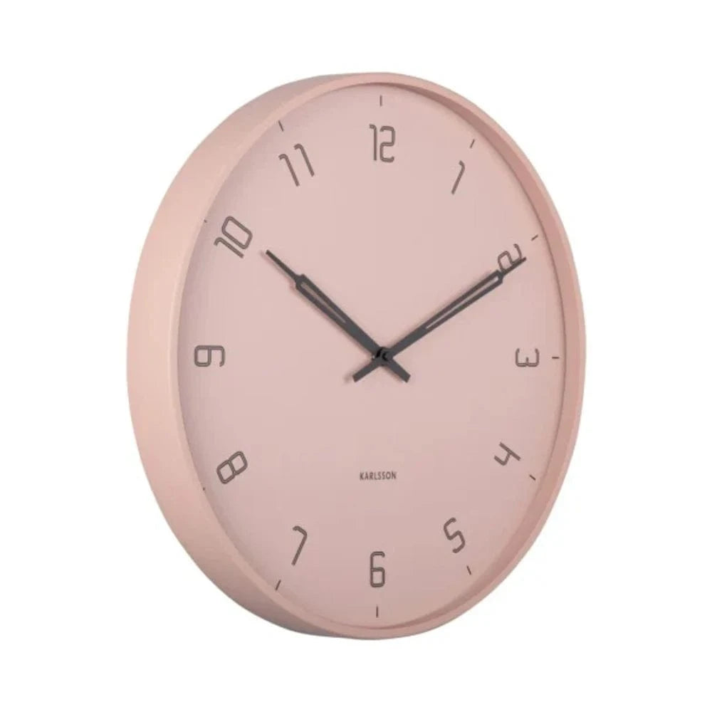 Stark Wall Clock | Faded Pink
