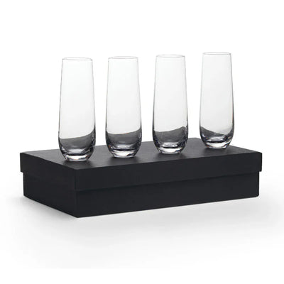 Stemless Champagne Flutes | Set of 4
