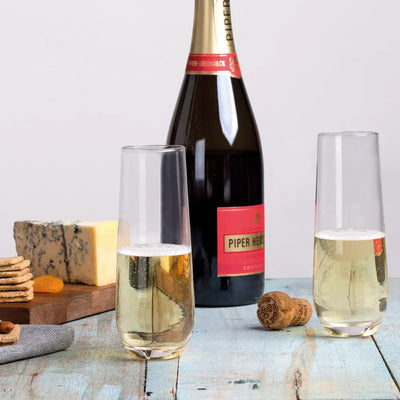 Stemless Champagne Flutes | Set of 4