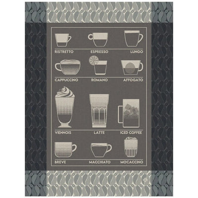 Tea Towel | Barista Black