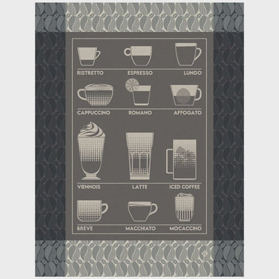 Tea Towel | Barista Black