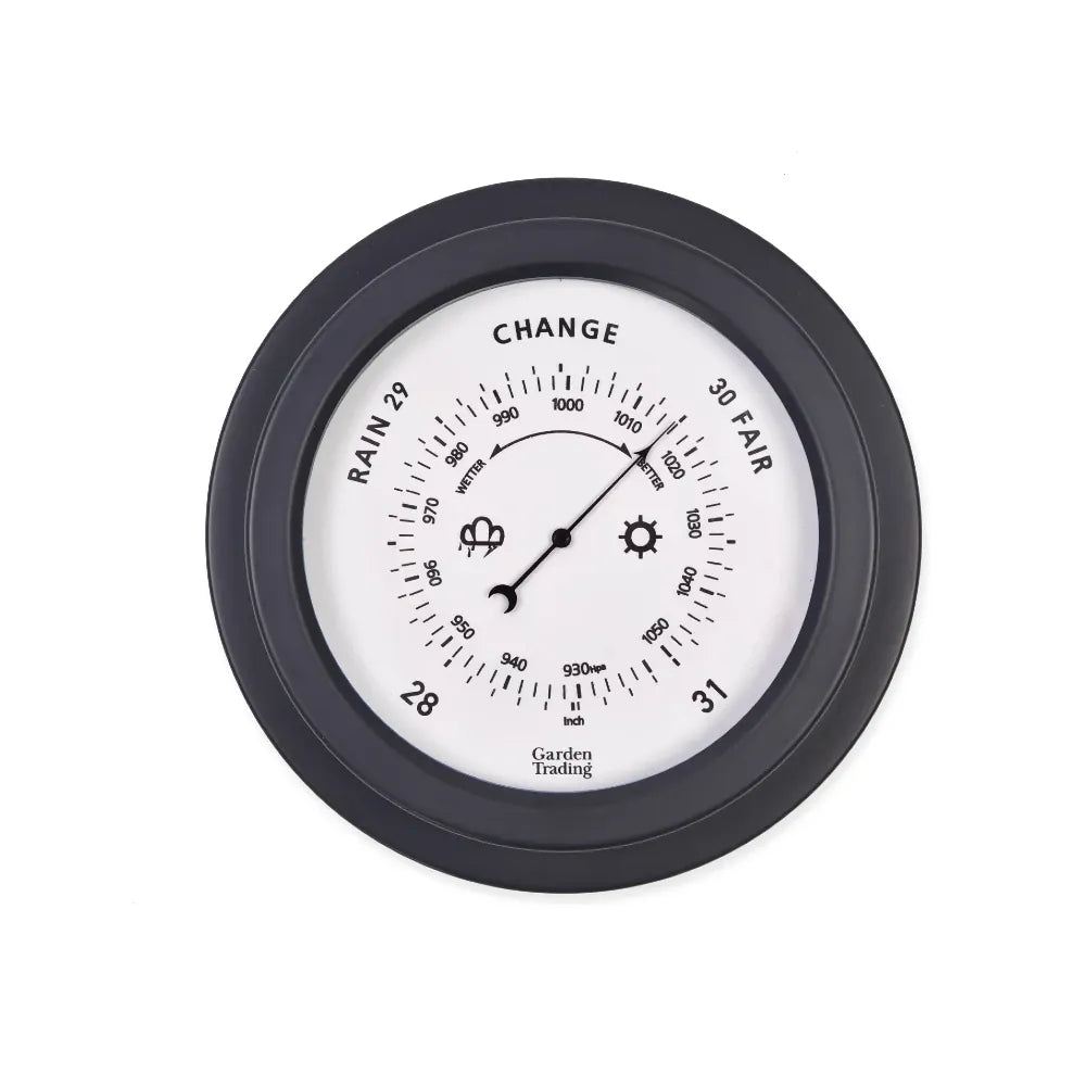 Tenby Barometer | Steel Carbon