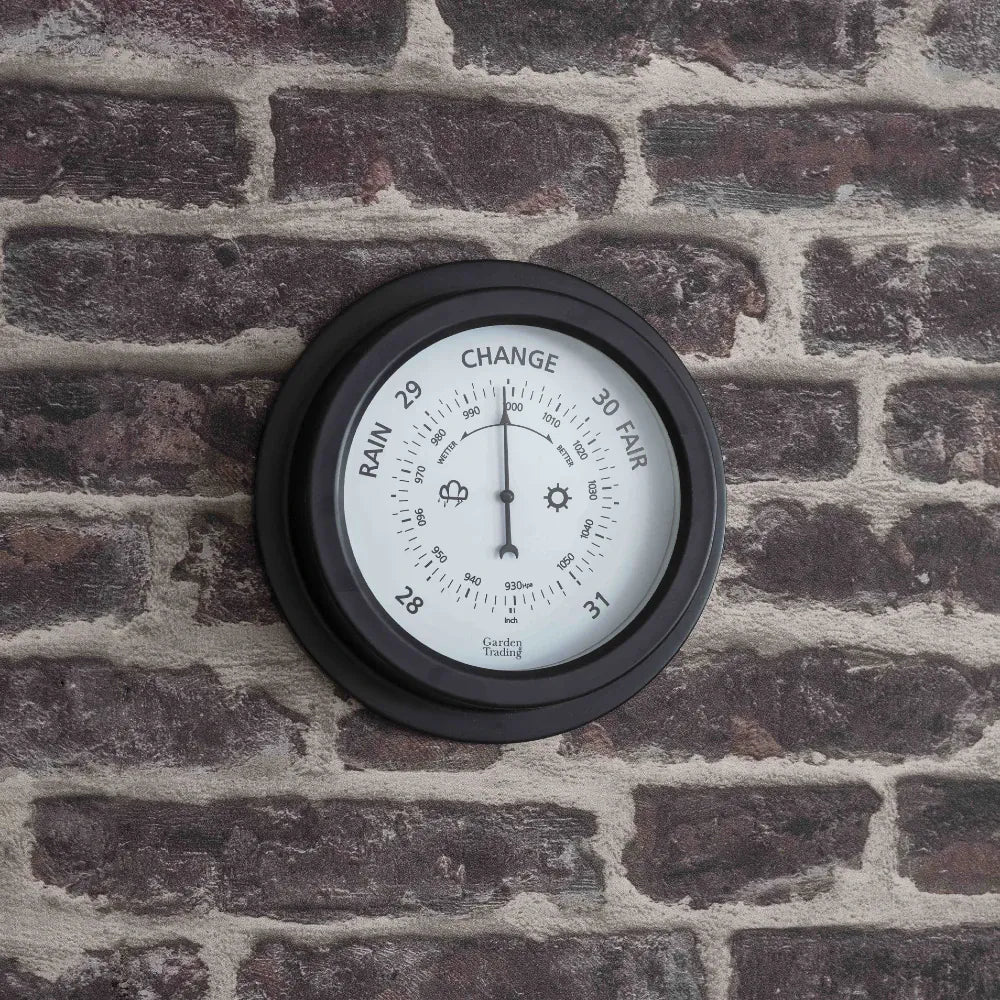 Tenby Barometer | Steel Carbon