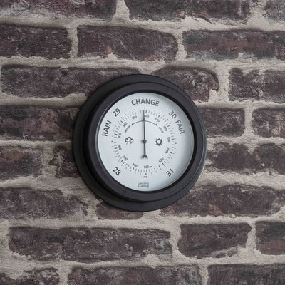 Tenby Barometer | Steel Carbon