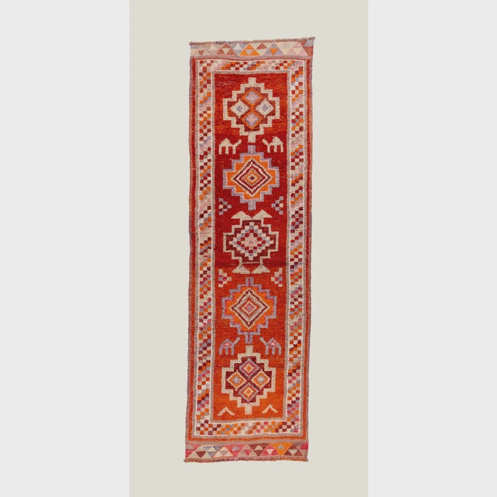 Vintage Herki Runner 1025 | 300 x 90 cm