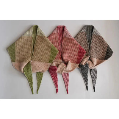 Waitaha Neckerchief in Merino | Spring Pikopiko