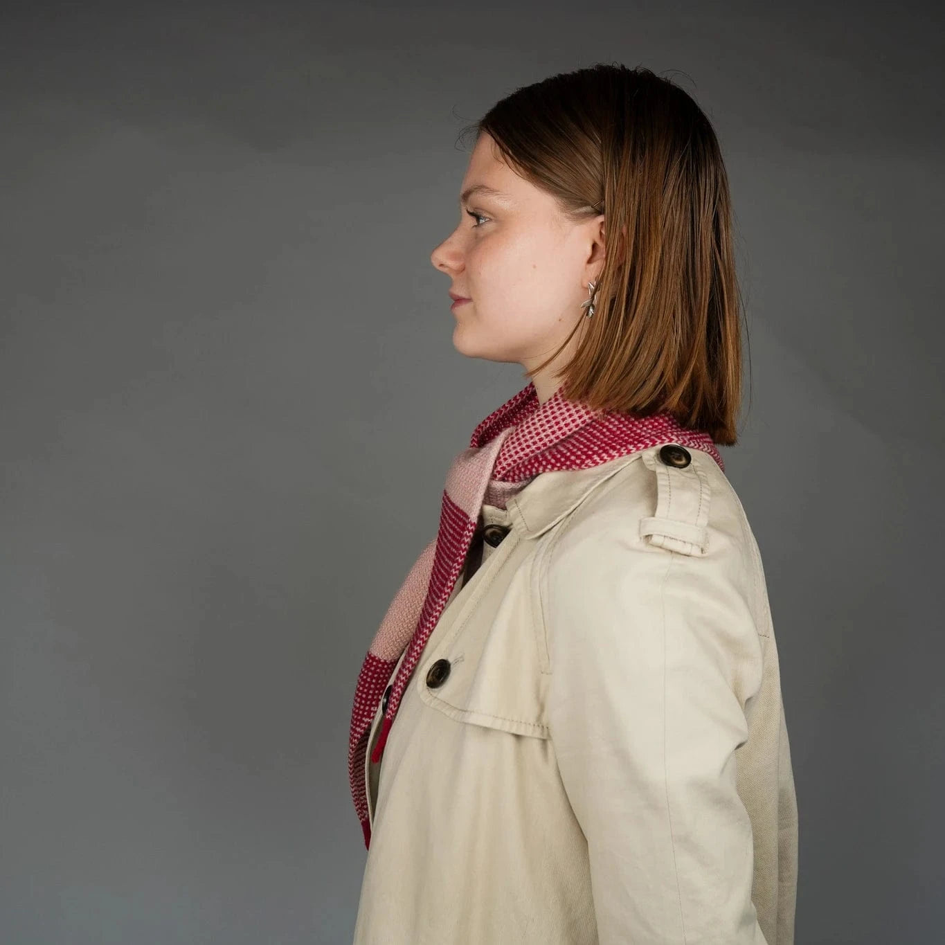 Waitaha Neckerchief in Merino | Spring Pōhutukawa