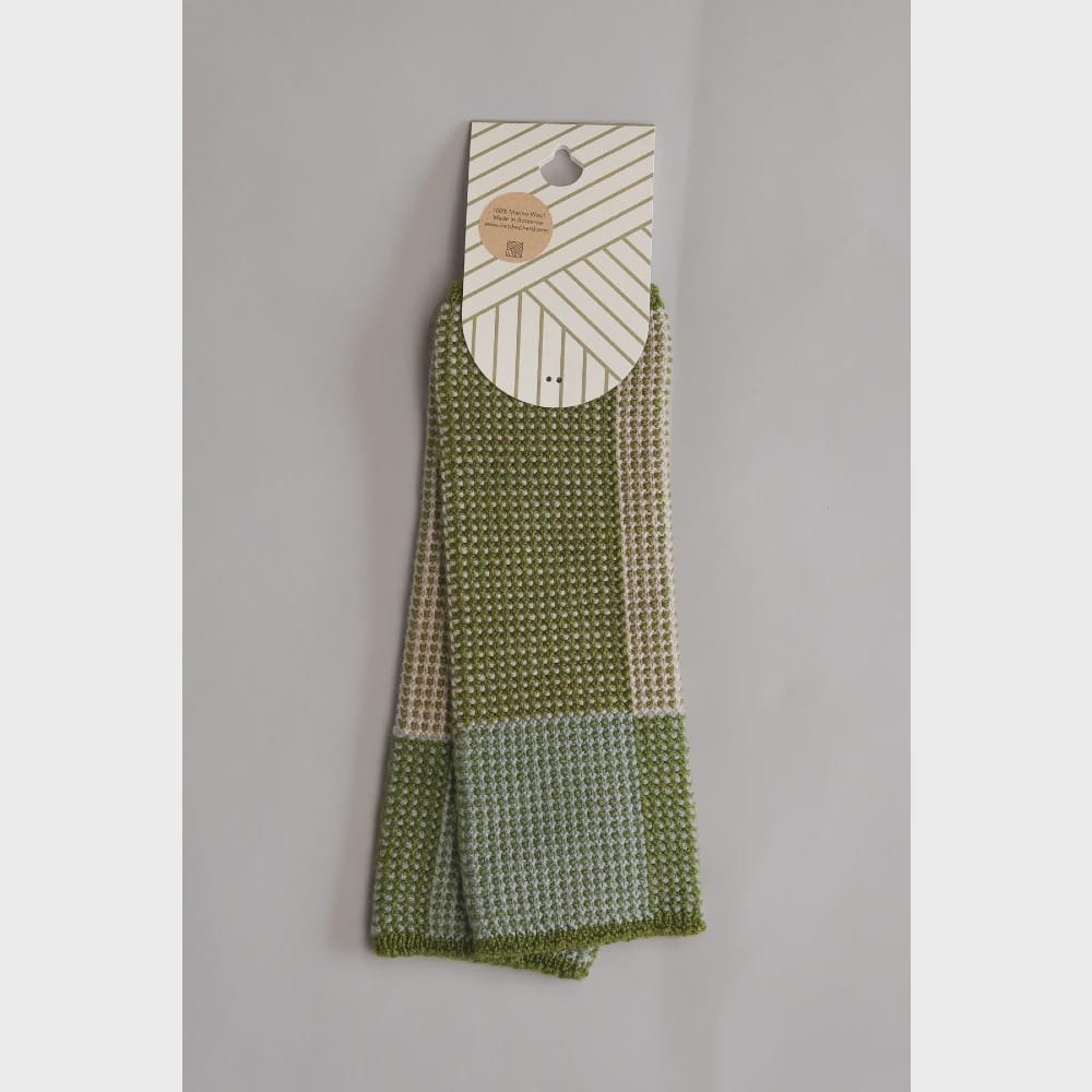 Waitaha Wrist Warmers in Merino | Spring Pikopiko