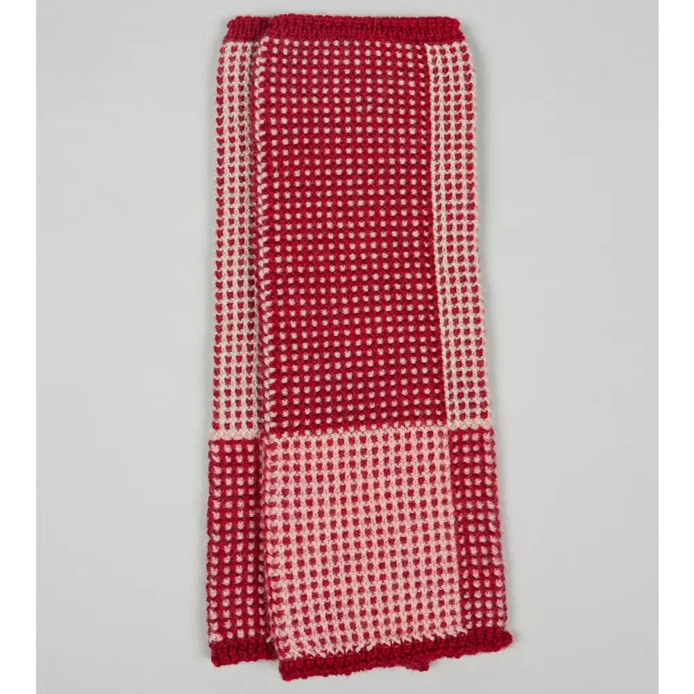 Waitaha Wrist Warmers in Merino | Spring Pōhutukawa