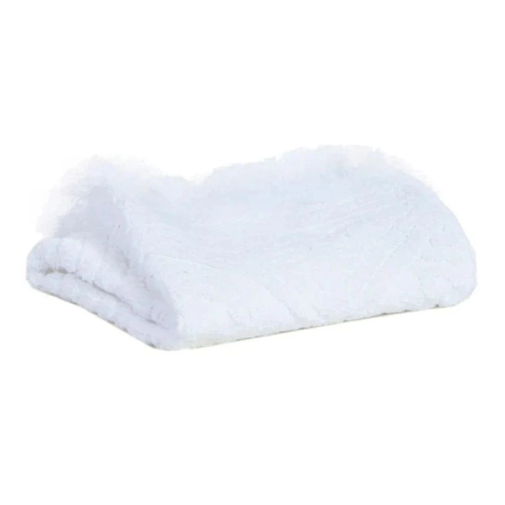 White Zoe Guest Towel 30x50cm