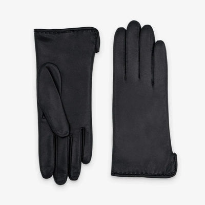 Women's Leather Gloves – Cashmere Lined | Black