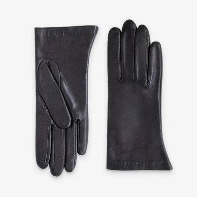 Women's Leather Gloves – Silk Lined – Touch Screen | Black