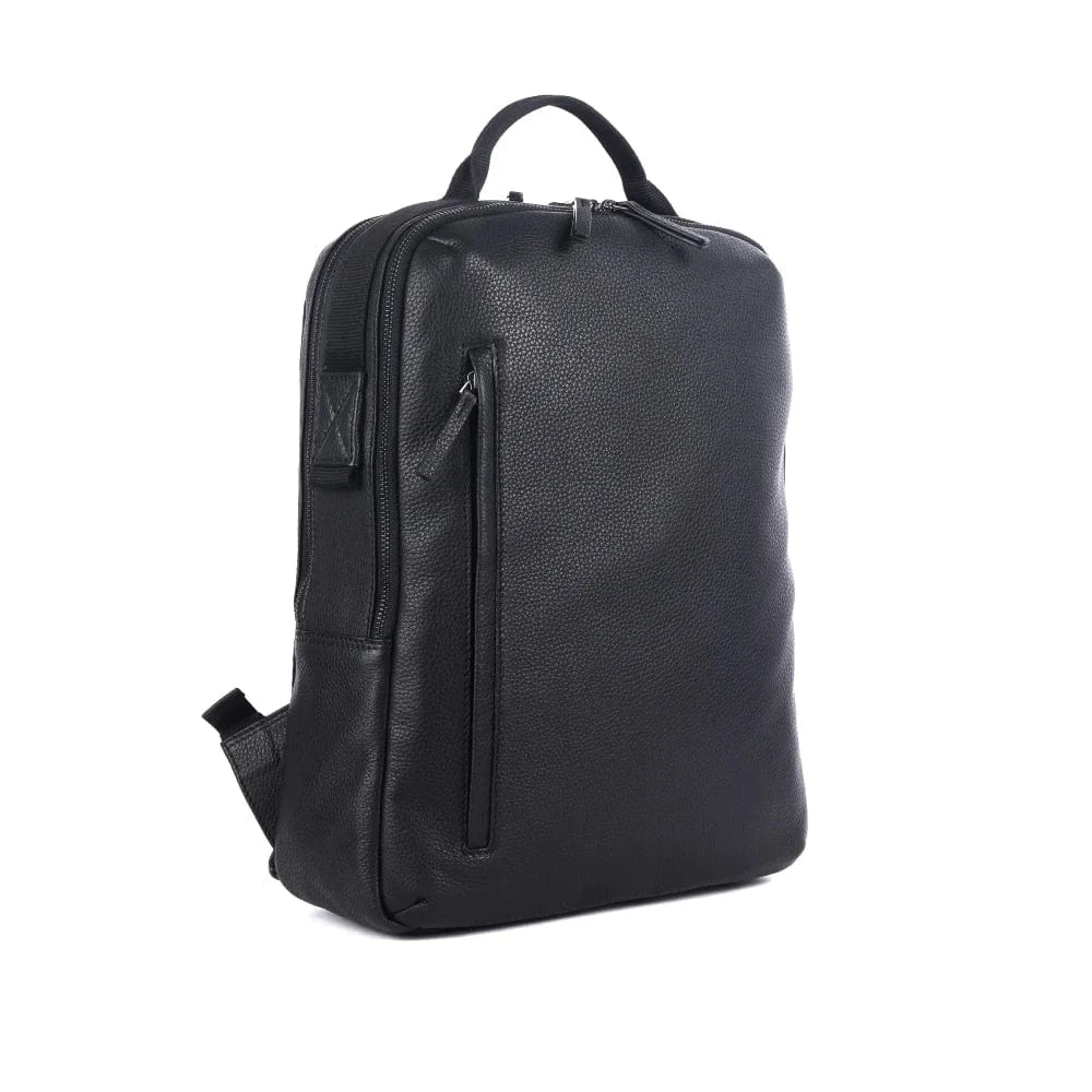 York Leather Backpack | Black