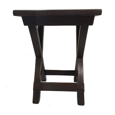 46x46x60 Trestle Side Table