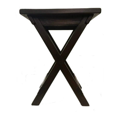 46x46x60 Trestle Side Table
