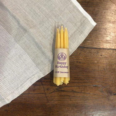 Beeswax Birthday Candles