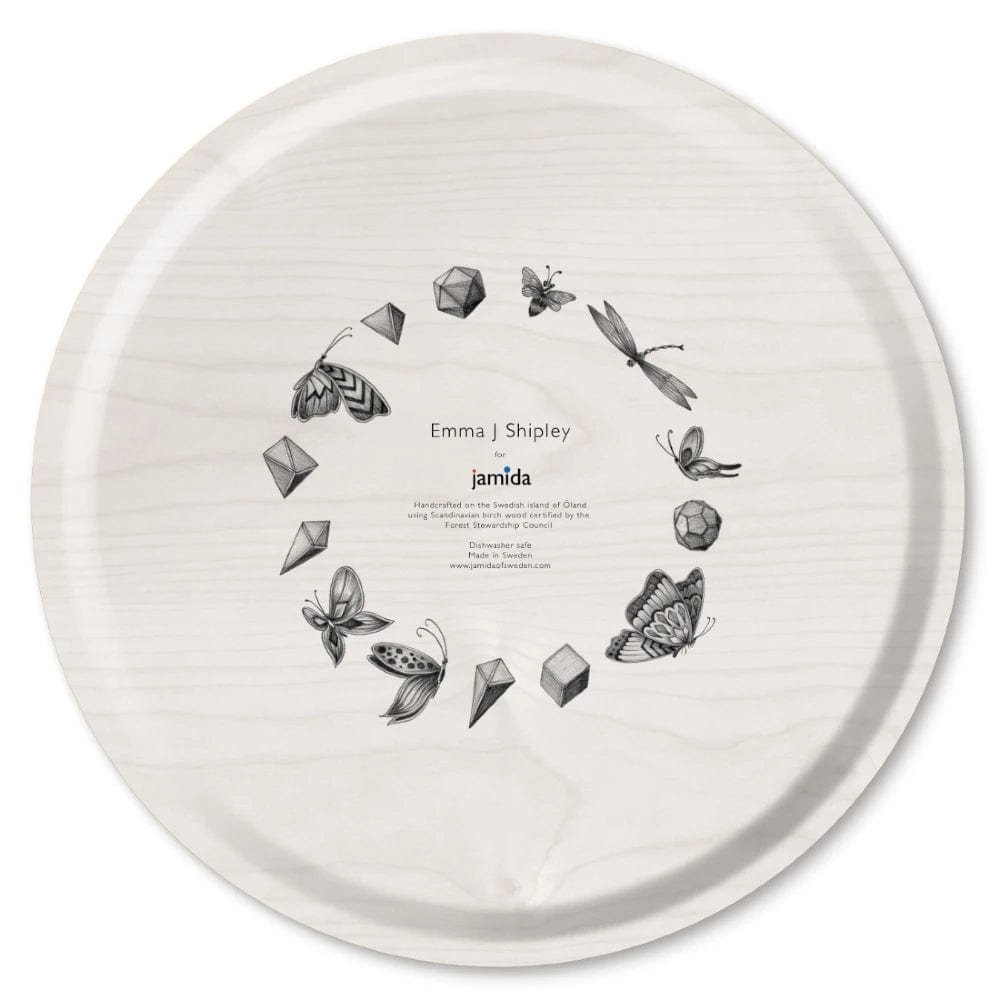 Birchwood Tray Large Round | Zambezi/Teal