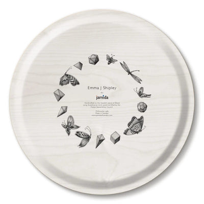 Birchwood Tray Medium Round | Zambezi/Teal