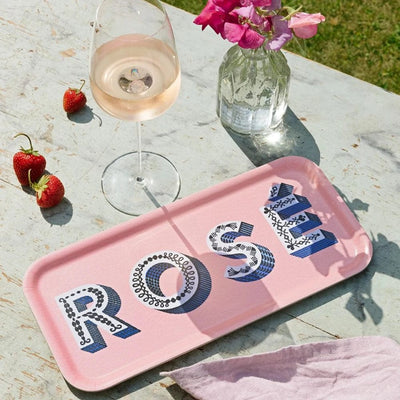 Birchwood Tray | Rosé/Pink