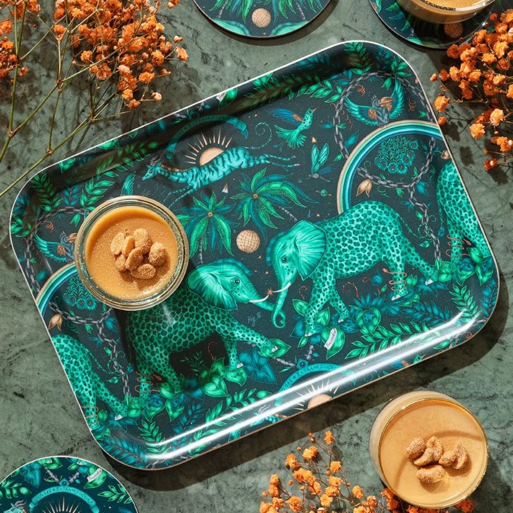 Birchwood Tray Small | Zambezi/Teal