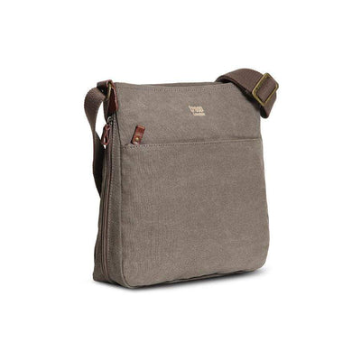 Brown Troop Zip Top Travel Bag