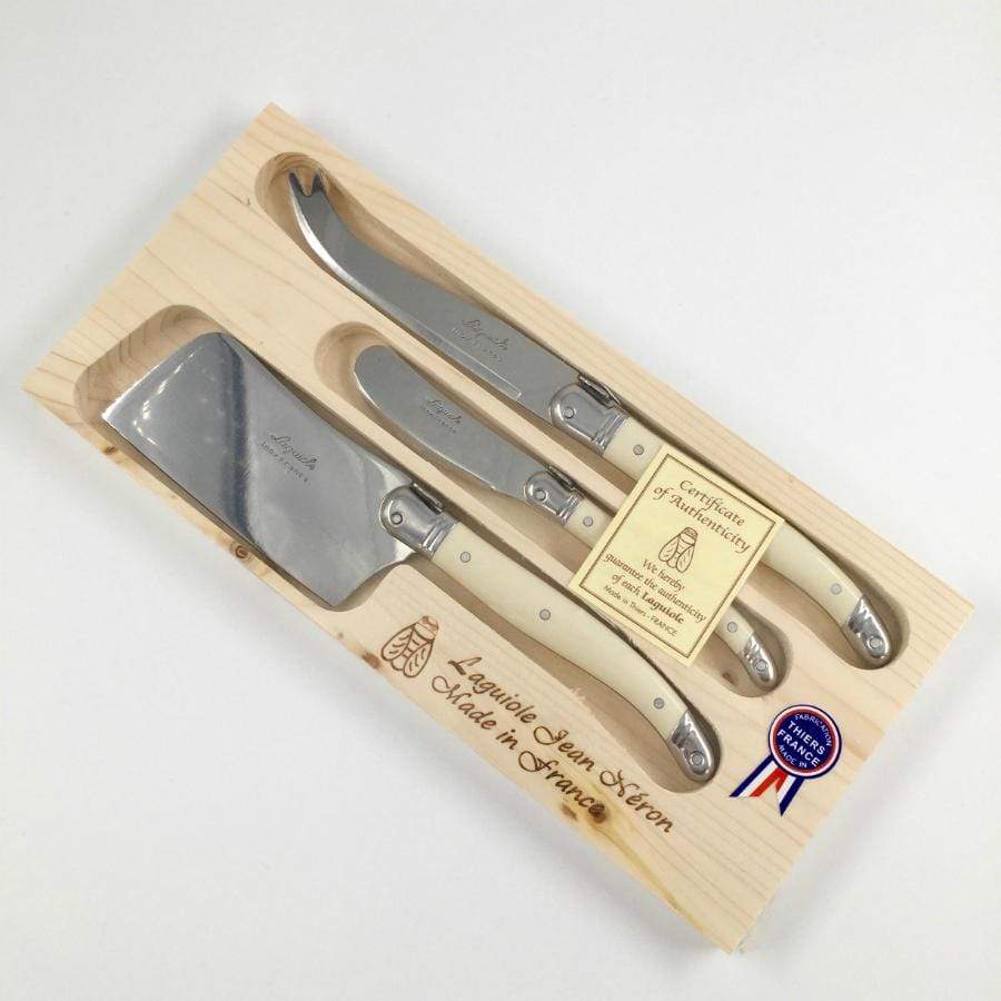 Cream Laguiole | Cheese Set 3 Piece